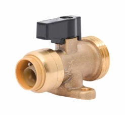 SharkBite 3/4 In. PTC X 1/2 In. MHT Brass Washing Machine Valve