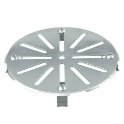 Sioux Chief Gripper 7-1/4 In. Chrome Round Stainless Steel Floor Drain Cover