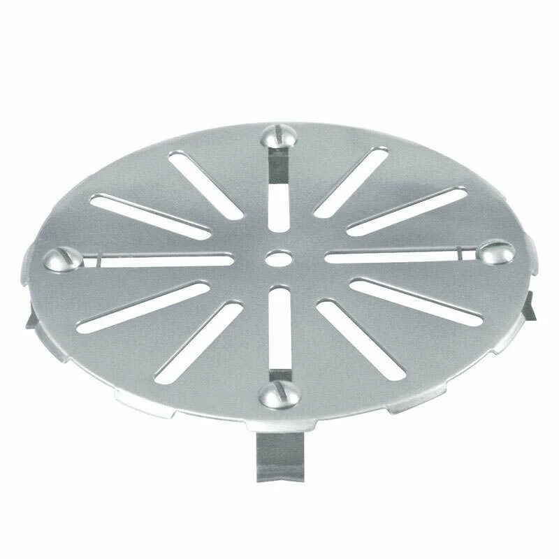 Sioux Chief Gripper 7-1/4 In. Chrome Round Stainless Steel Floor Drain Cover