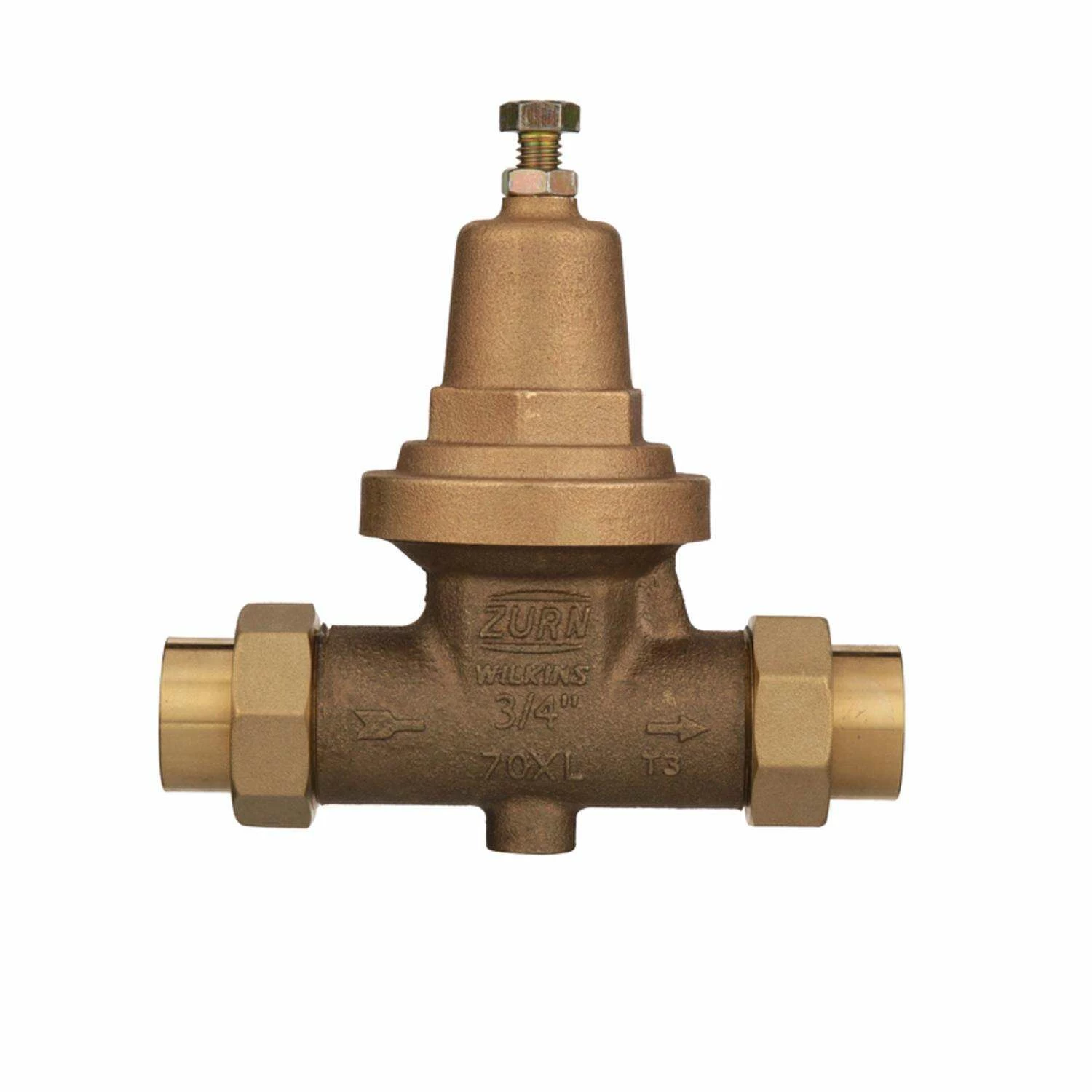 Zurn 3/4 In. FNPT Bronze Water Pressure Reducing Valve 3/4 In. FNPT 1 Pc