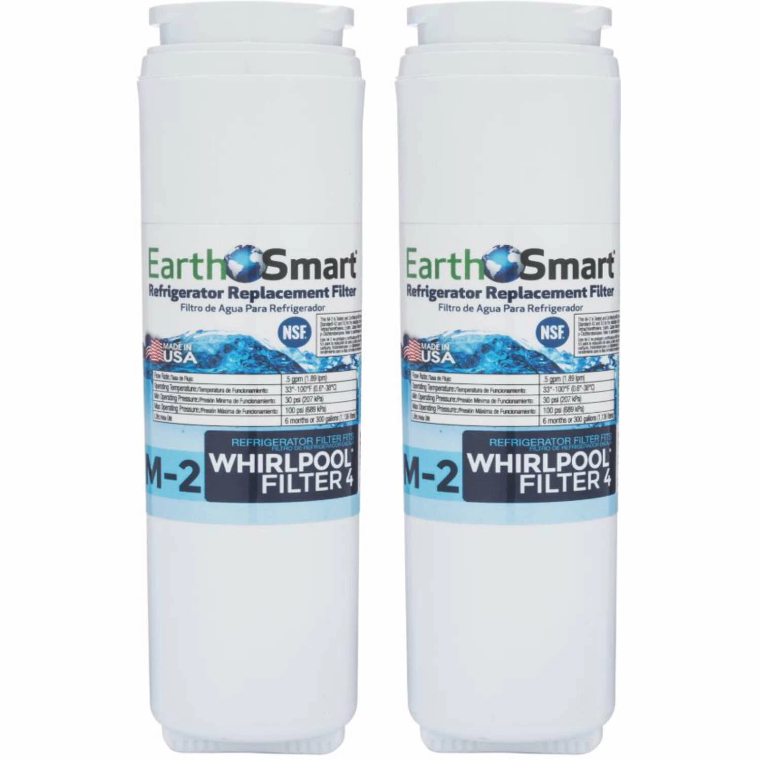 EarthSmart M-2 Refrigerator Replacement Filter For Whirlpool Filter 4 - Image 2
