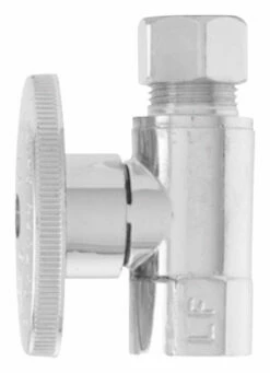 Keeney 3/8 In. FIP In. X 3/8 In. Compression Brass Straight Valve