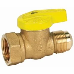 Homewerks 3/4 In. Brass Flare X FIP Gas Ball Valve