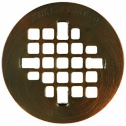 Sioux Chief 4-1/4 In. Oil-Rubbed Round Stainless Steel Drain Grate
