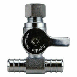 Apollo® Apollo 1/2 In. Barb In To X 3/8 In. Compression Brass Dishwasher Tee Valve