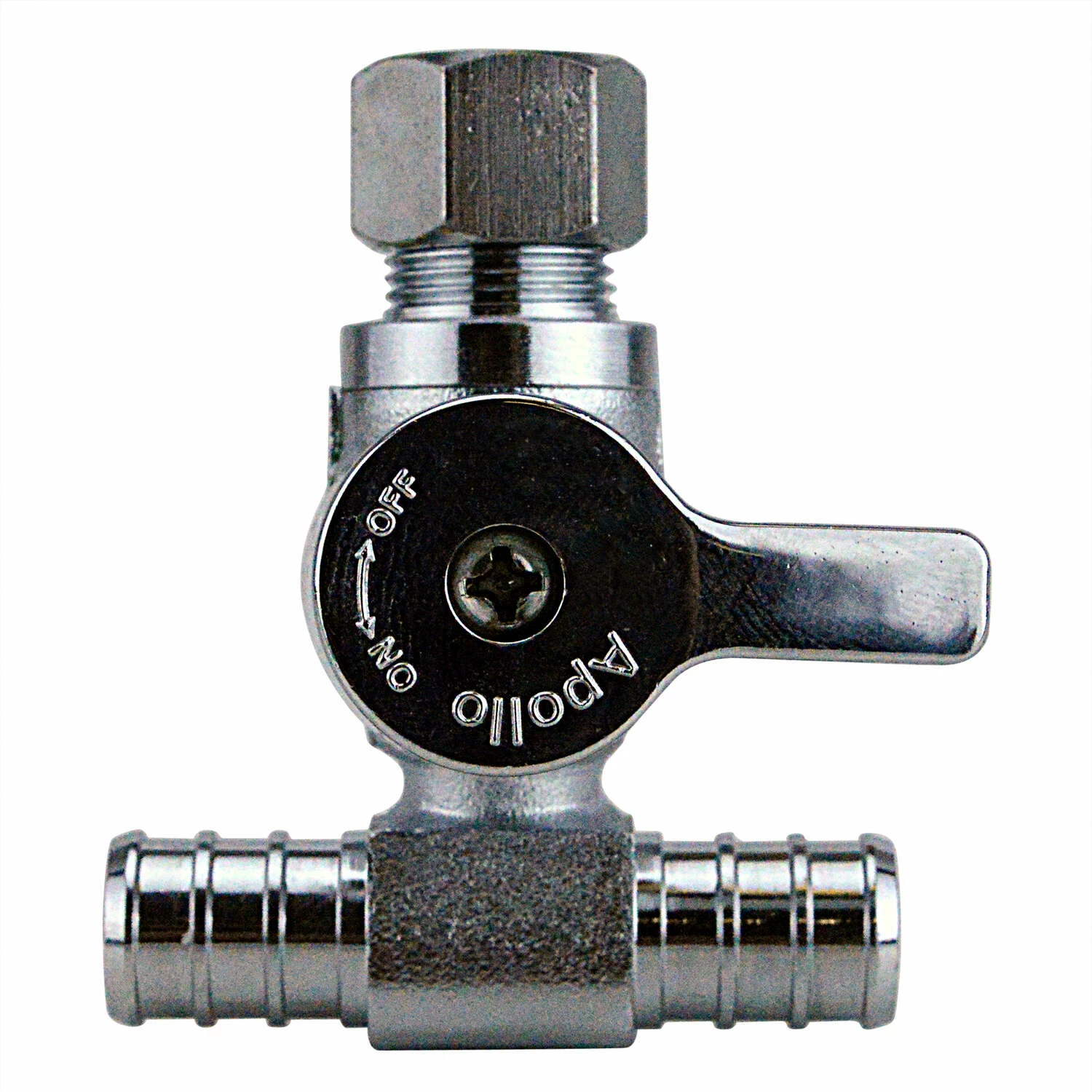 Apollo® Apollo 1/2 In. Barb In To X 3/8 In. Compression Brass Dishwasher Tee Valve