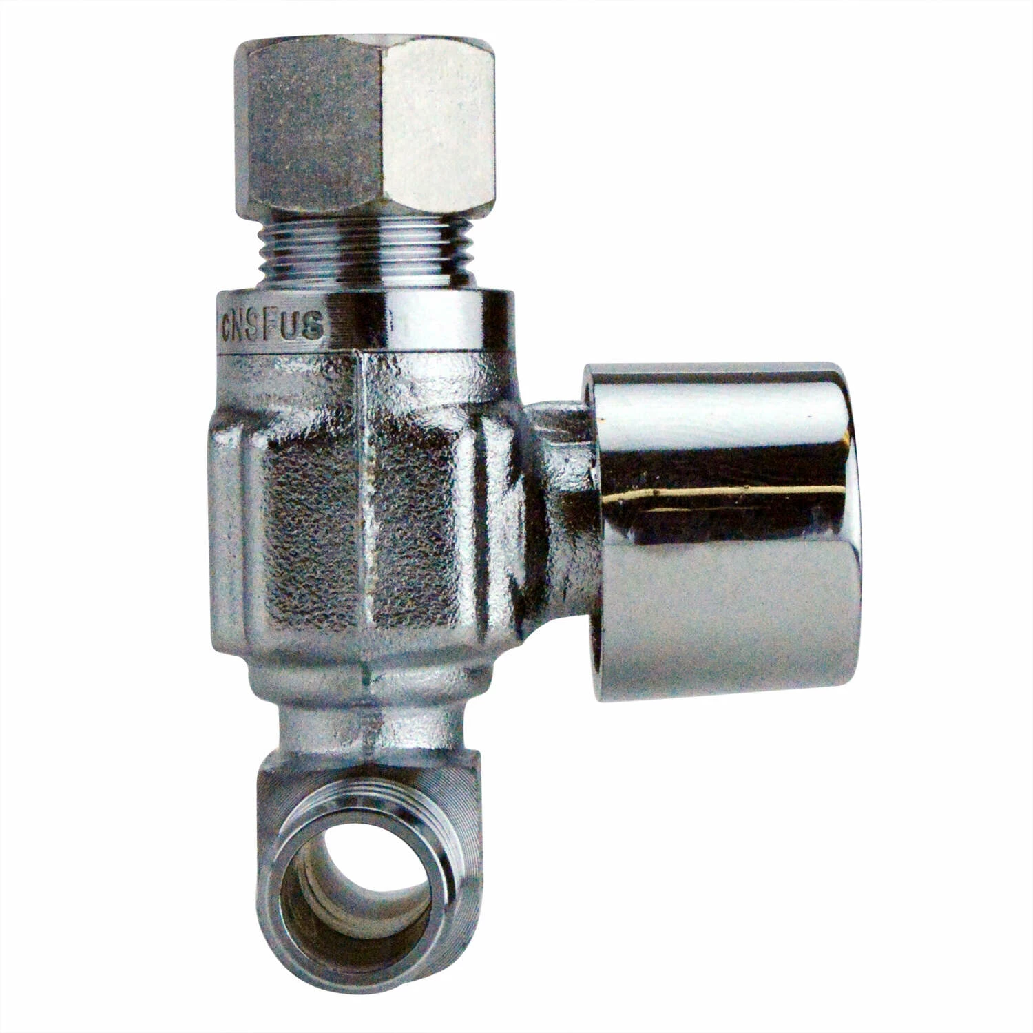 Apollo® Apollo 1/2 In. Barb In To X 3/8 In. Compression Brass Dishwasher Tee Valve - Image 3