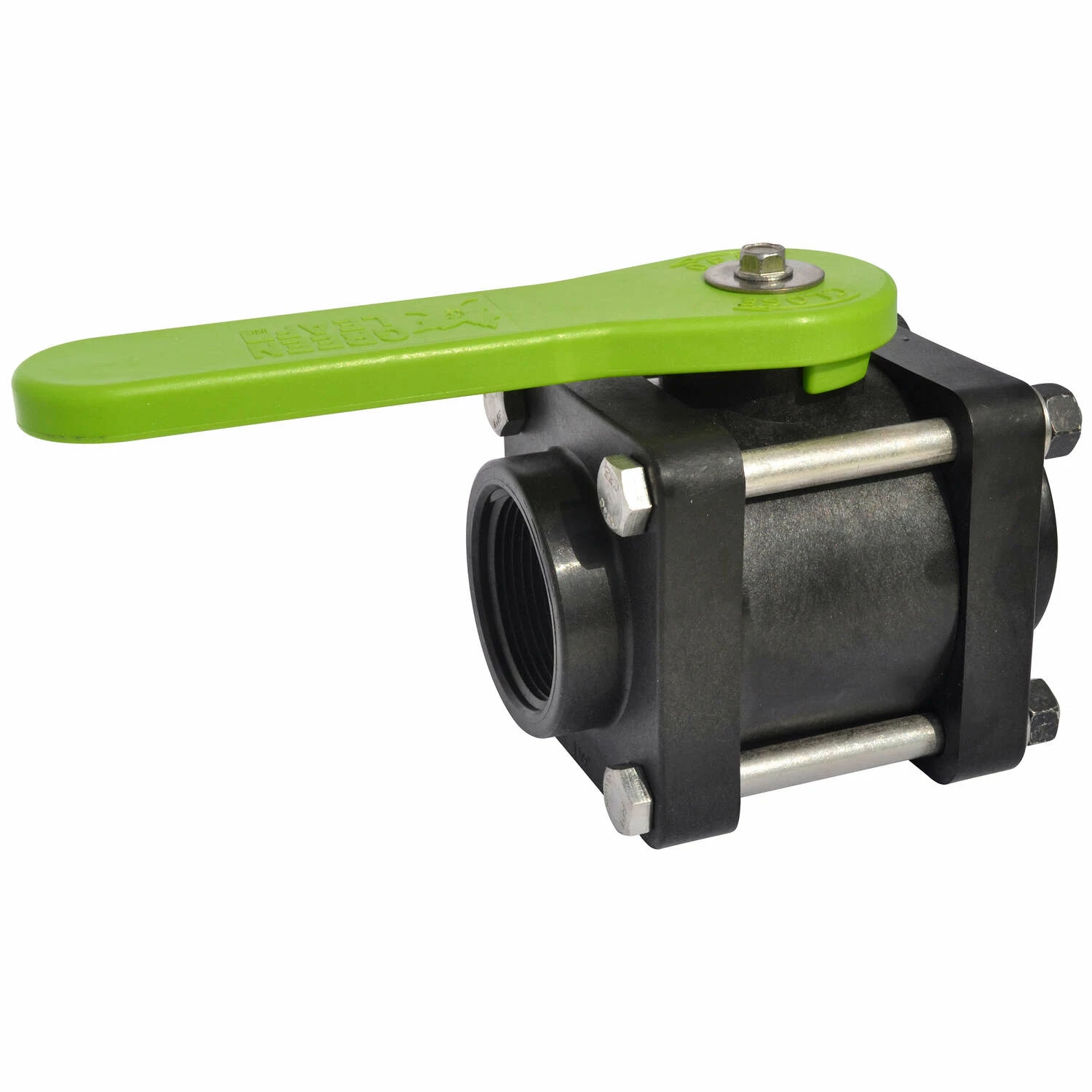 Green Leaf 2 In. Polypropylene FNPT Ball Valve Standard Port