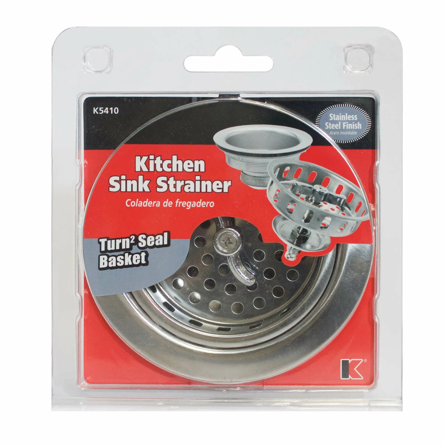 Keeney 4-1/2 In. D Stainless Steel Strainer Basket Silver - Image 3