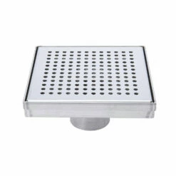 B&K 2 In. D Chrome Square Shower Drain