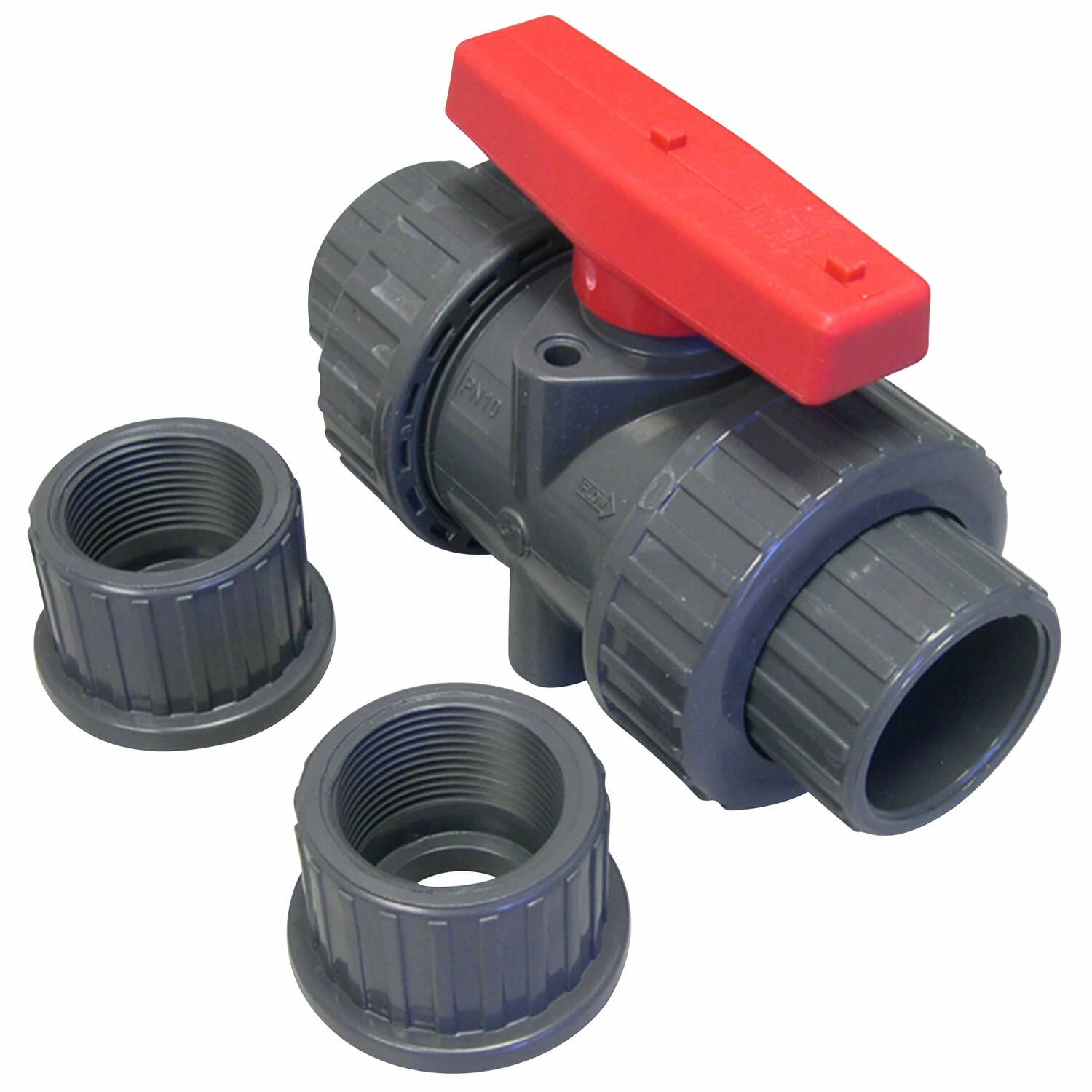 Campbell 1-1/2 In. PVC Slip Union Ball Valve Full Port