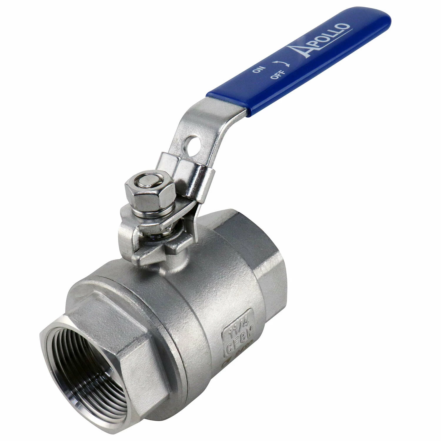 Apollo® Apollo 96F Series 1-1/4 In. Stainless Steel FNPT Ball Valve Full Port - Image 3