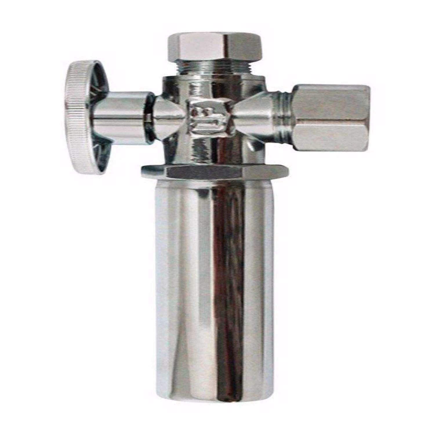 Keeney 5/8 In. CTS In. X 3/8 In. Compression Brass Shut-Off Valve With Water Hammer - Image 2