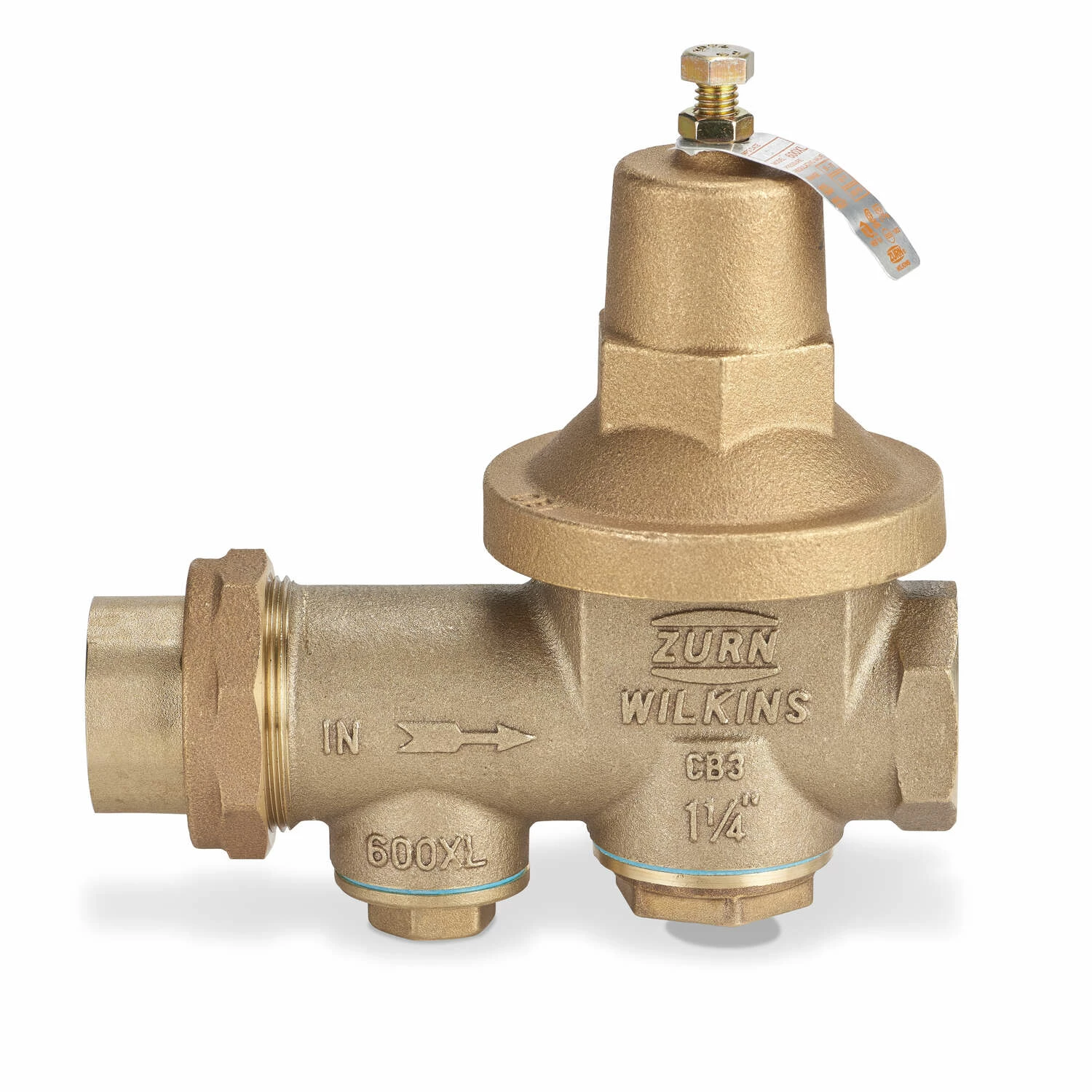 Zurn Wilkins 1-1/4 In. FNPT Union Water Pressure Regulator Valves - Image 2