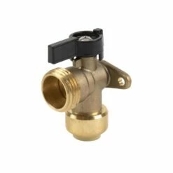 B&K Proline 1/2 In. PTC Brass Washing Machine Valve