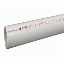 Charlotte Pipe Schedule 40 PVC DWV Pipe 2 In. D X 10 Ft. L Plain End 280 Psi