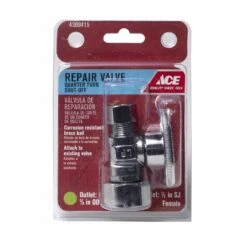Ace 1/2 In. FIP In. X 3/8 In. FPT Brass Repair Valve