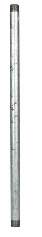 B&K Mueller 1 In. D X 30 In. L Galvanized Steel Pre-Cut Pipe
