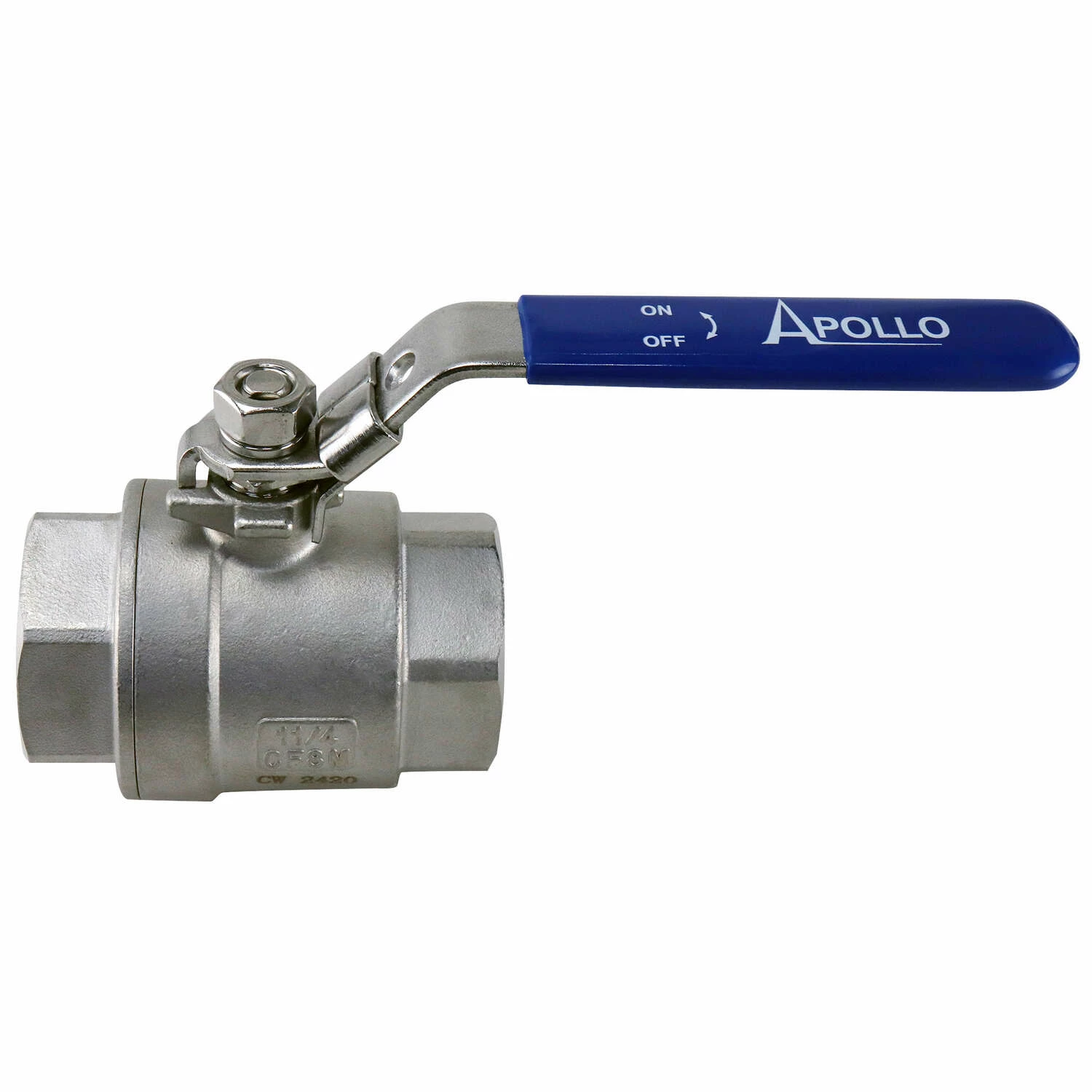 Apollo® Apollo 96F Series 1-1/4 In. Stainless Steel FNPT Ball Valve Full Port