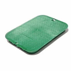 NDS 11-5/8 In. W X 2 In. H Rectangular Valve Box Cover Green