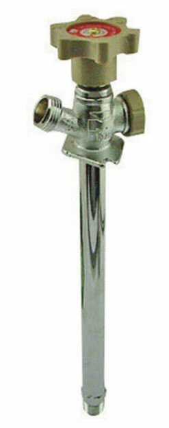 B&K ProLine 1/2 In. MPT Compression Anti-Siphon Brass Sillcock Valve