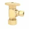 Keeney 1/2 In. FIP In. X 3/8 In. Compression Brass Shut-Off Valve