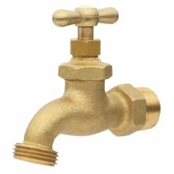 Homewerks 3/4 In. MIP Pc X 3/4 In. MHT Brass Hose Bibb