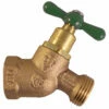 Arrowhead Brass 3/4 In. FIP X 3/4 In. MHT Anti-Siphon Brass No-Kink Hose Bibb