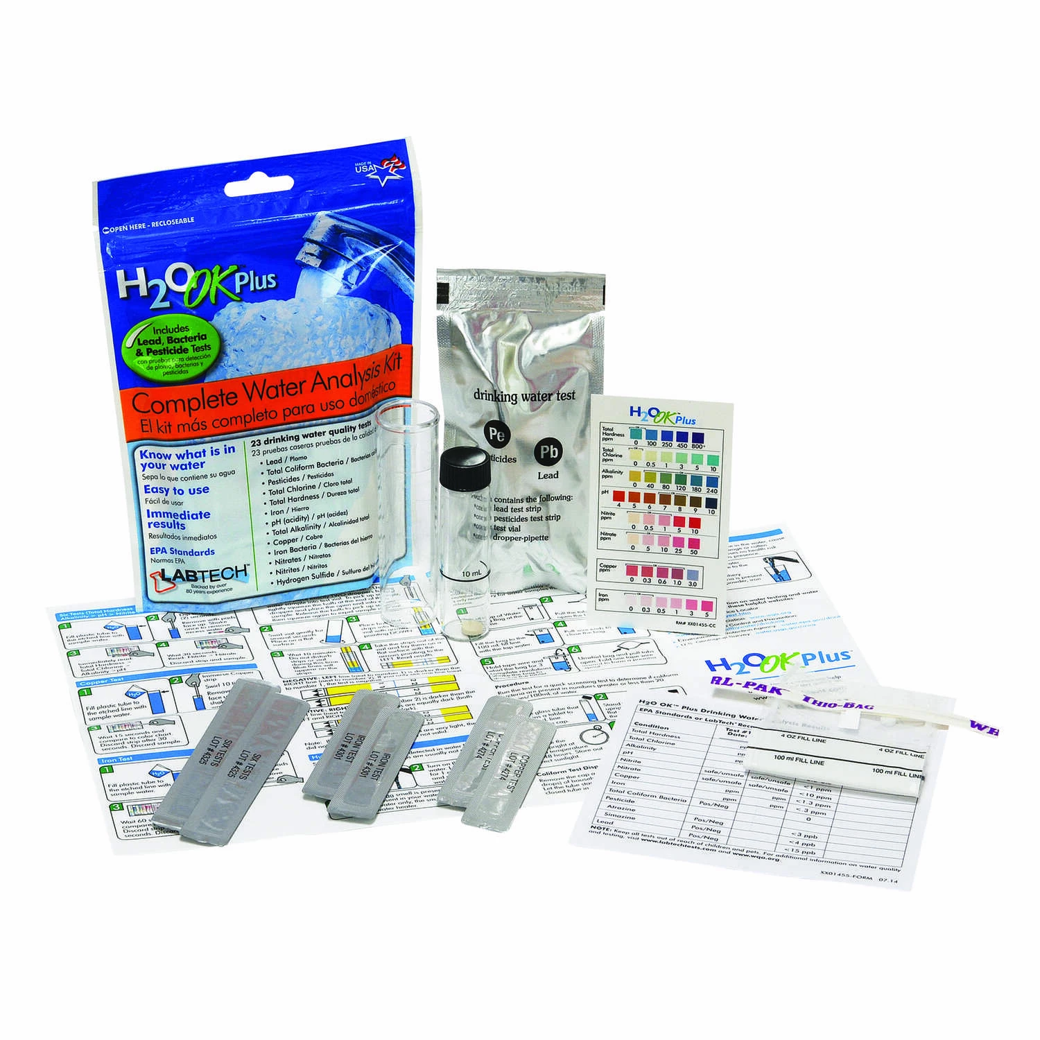 Mosser Lee H2O OK Plus Drinking Water Analysis Kit - Image 2