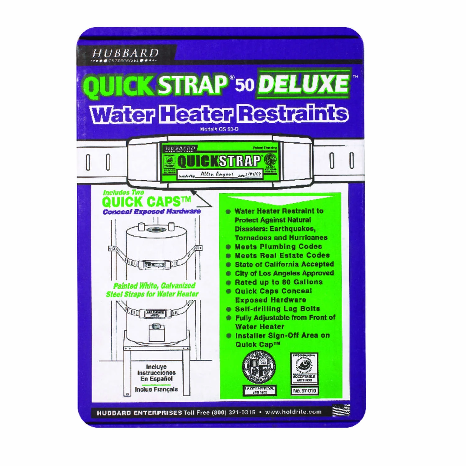 Sharkbite Deluxe Water Heater Restraints