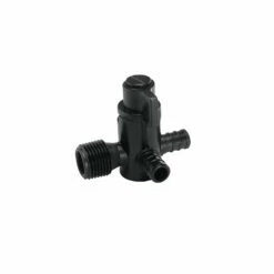 Flair-It Ecopoly 1/2 In. Crimp X 1/2 In. MPT Plastic 3-Way Valve