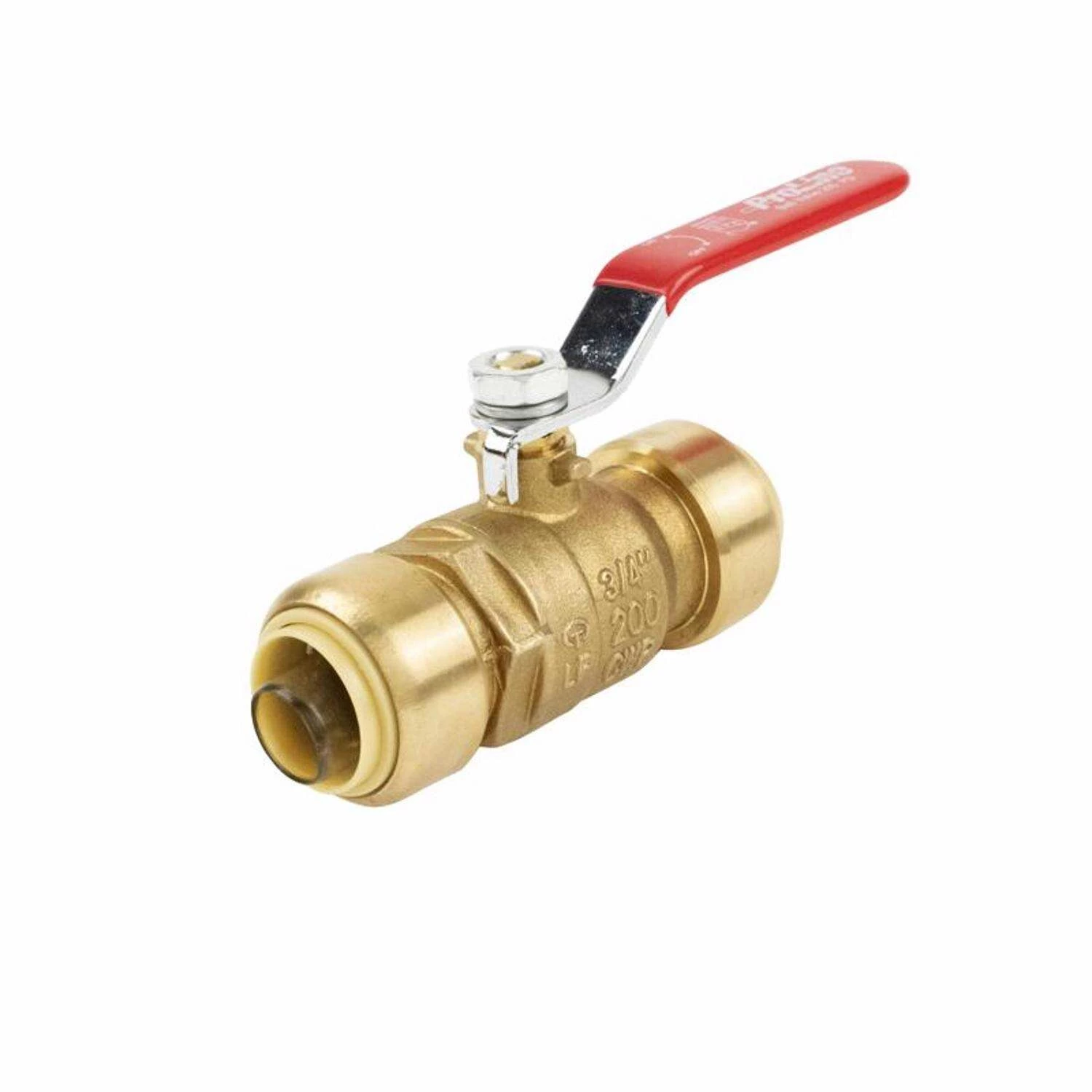B&K Proline 3/4 In. Brass Push Fit Ball Valve Full Port